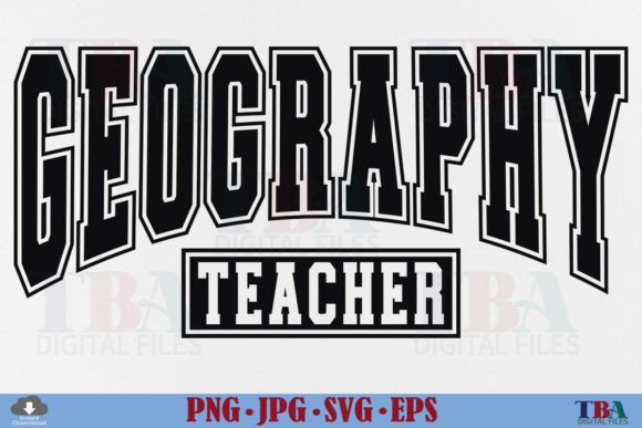 Download Geography Teacher SVG Varsity PNG Design - Geography Collection