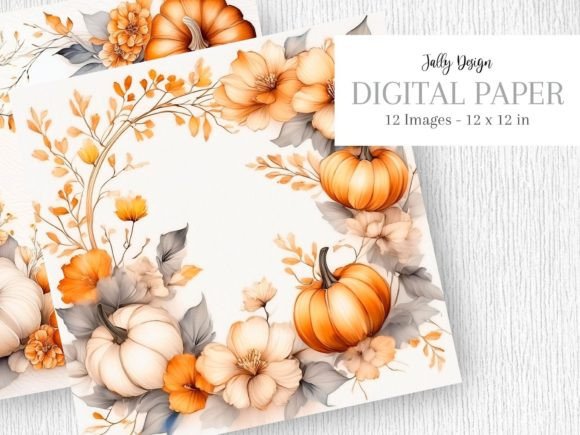 Download Elegant Ivory Pumpkins Autumn Frames - Frame Collection