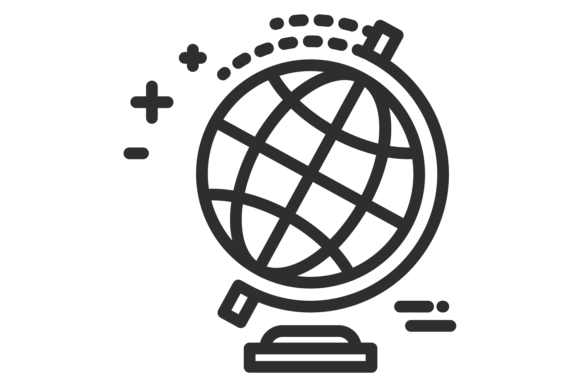 Download School Globe Line Icon. Geography Lesson - Geography Collection