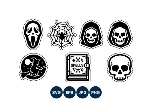 Download Skull Witch Spider Web Vector Icons - Spider web vector Collection
