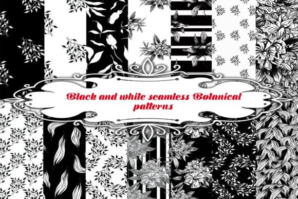 Download Scandinavian Botanical Patterns - Botanical patterns Collection