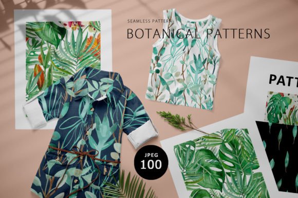 Download Botanical Patterns - Botanical patterns Collection